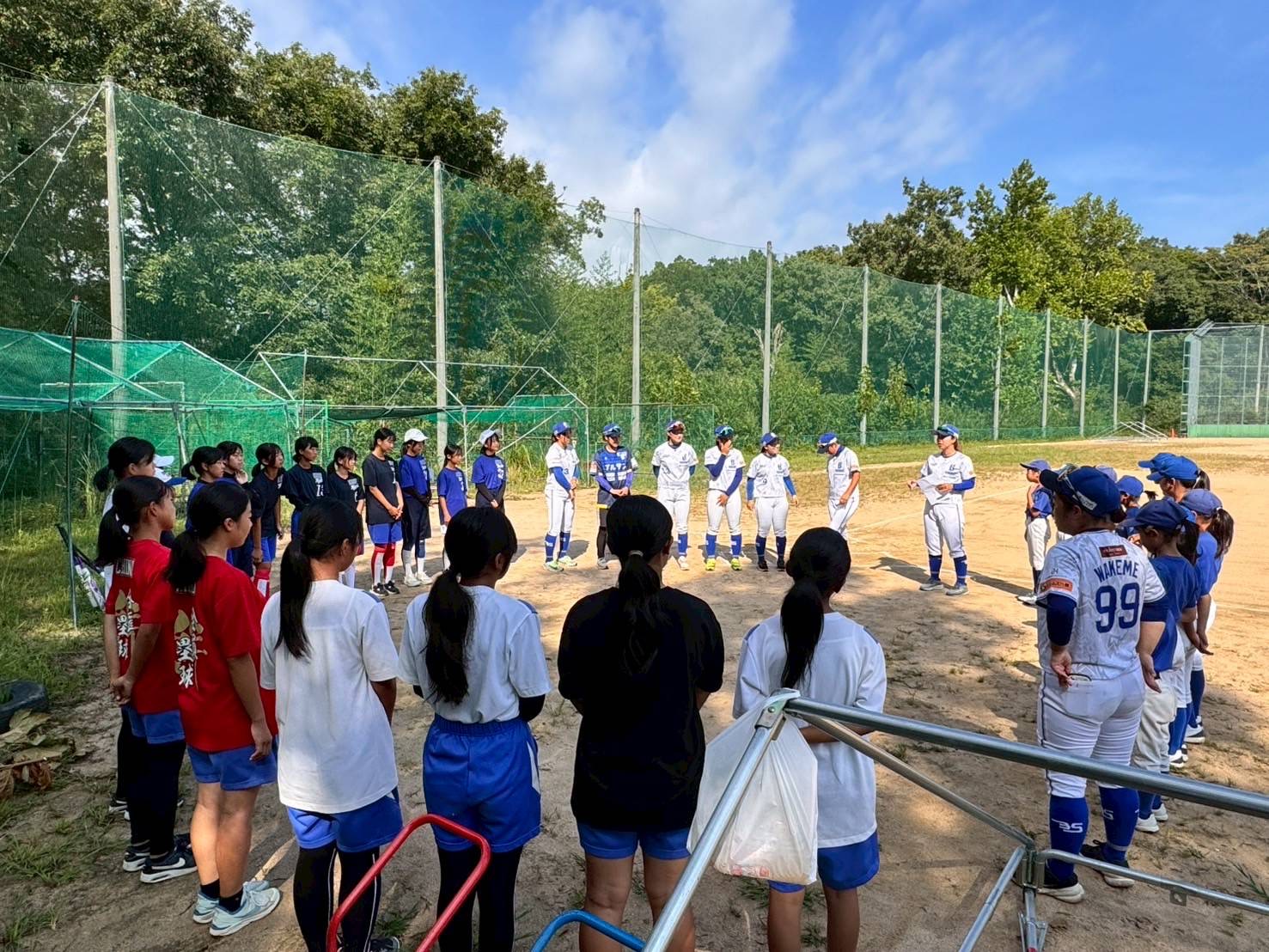 ブルサン選手と一緒にやってみよう！