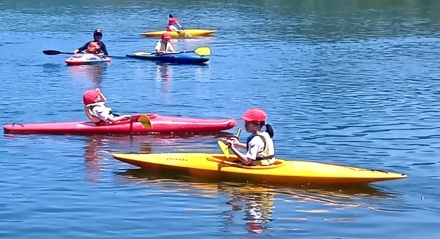 今が旬！　カヌー＆SUP（サップ）遊び　IN　千丈寺湖