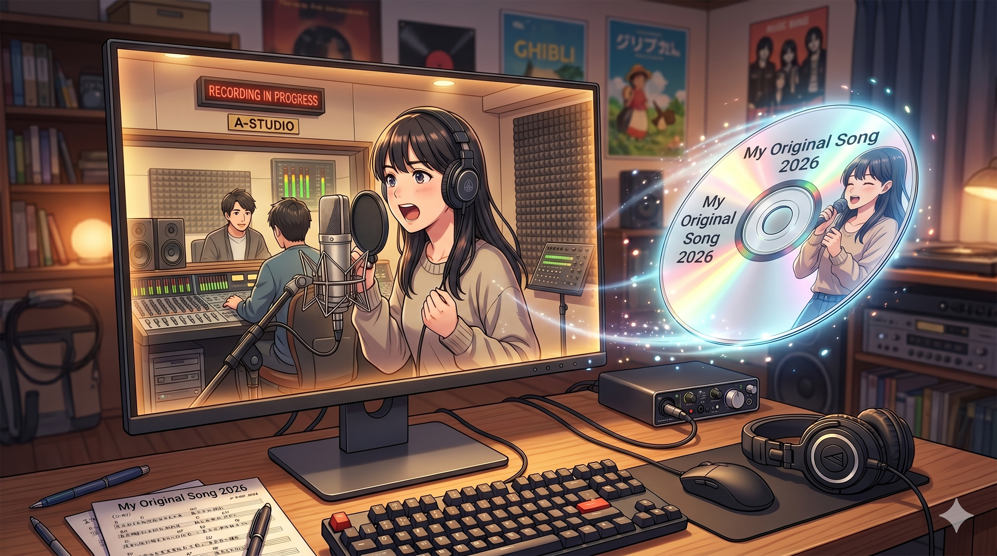 AIで作るオリジナルCD～音楽経験ゼロでも大丈夫～ 